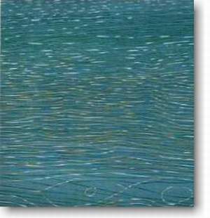 365 x Wasser, 1999, Farbholzschnitt von drei Stöcken, Unikat